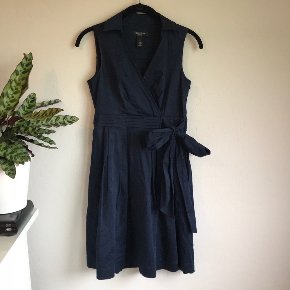 White House Black Market Summer Navy Dress